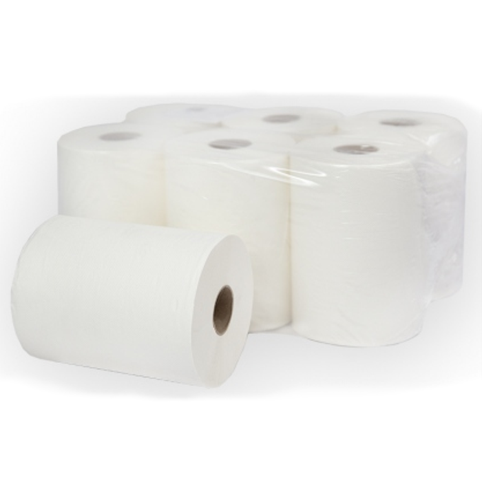 Бумажные полотенца рулонные «Терес» Комфорт 1-сл, midi